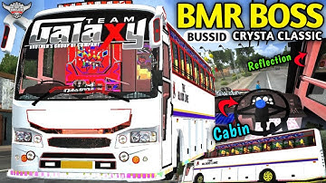 New BMR BOSS MOD For Bus Simulator Indonesia | Free Mod | New Bus Mod for Bussid | #bussidmods