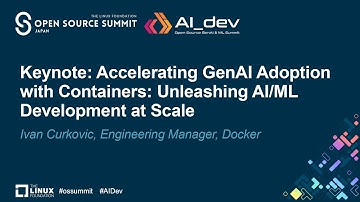 Keynote: Accelerating GenAI Adoption with Containers: Unleashing AI/ML Development...- Ivan Curkovic