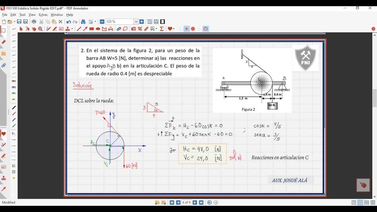 Fis1100 Estática del Solido Rígido - YouTube