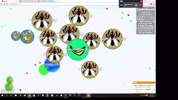 Agar.io Teaming | TrickSplit,SmallRun,VirusRun
