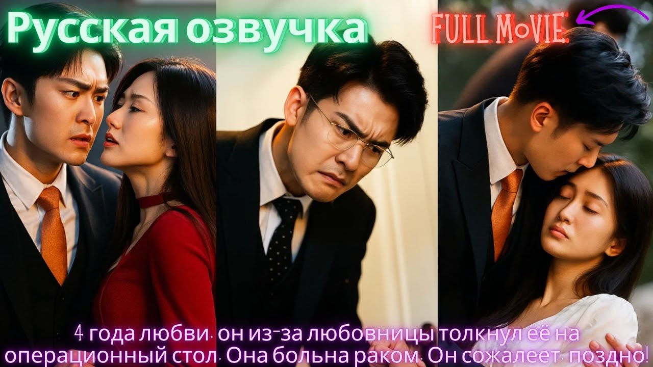 4 года любви, он из-за любовницы толкнул её на операционный стол. Она больна раком. Он сожалеет