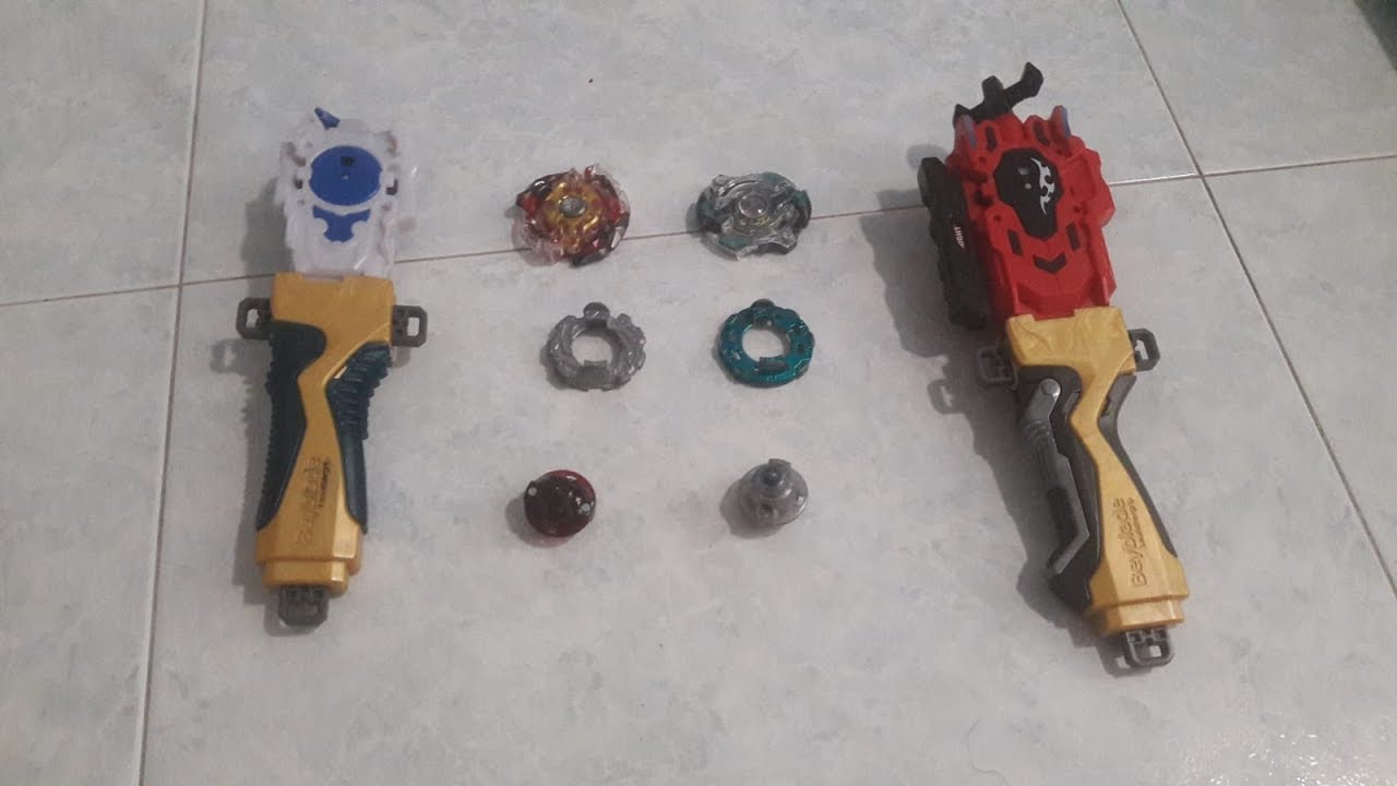Legend Spriggan 7 Merge vs Storm Spriggan Knuckle Unite - BEYBLADE BURST STOCK BATTLE