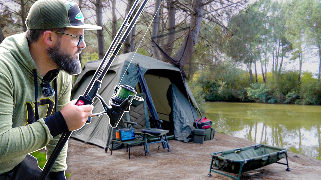 J'ai 24H pour faire le plus de carpe seul et isolé...