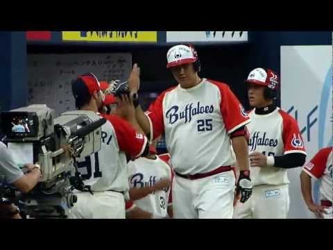 120826　オリックス vs 西武　7回裏　李大浩 選手　ホームラン　이대호