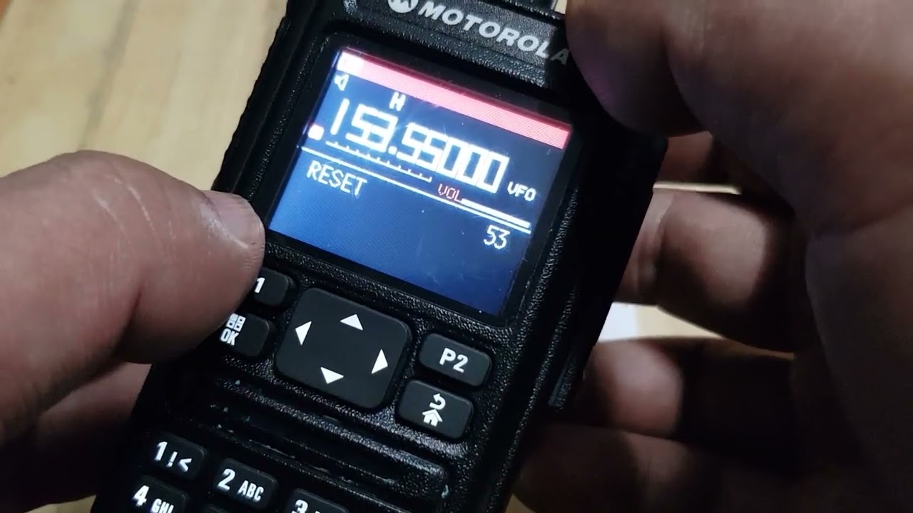 วิธีรีเซทเครื่อง Motorola GP3288 Plus