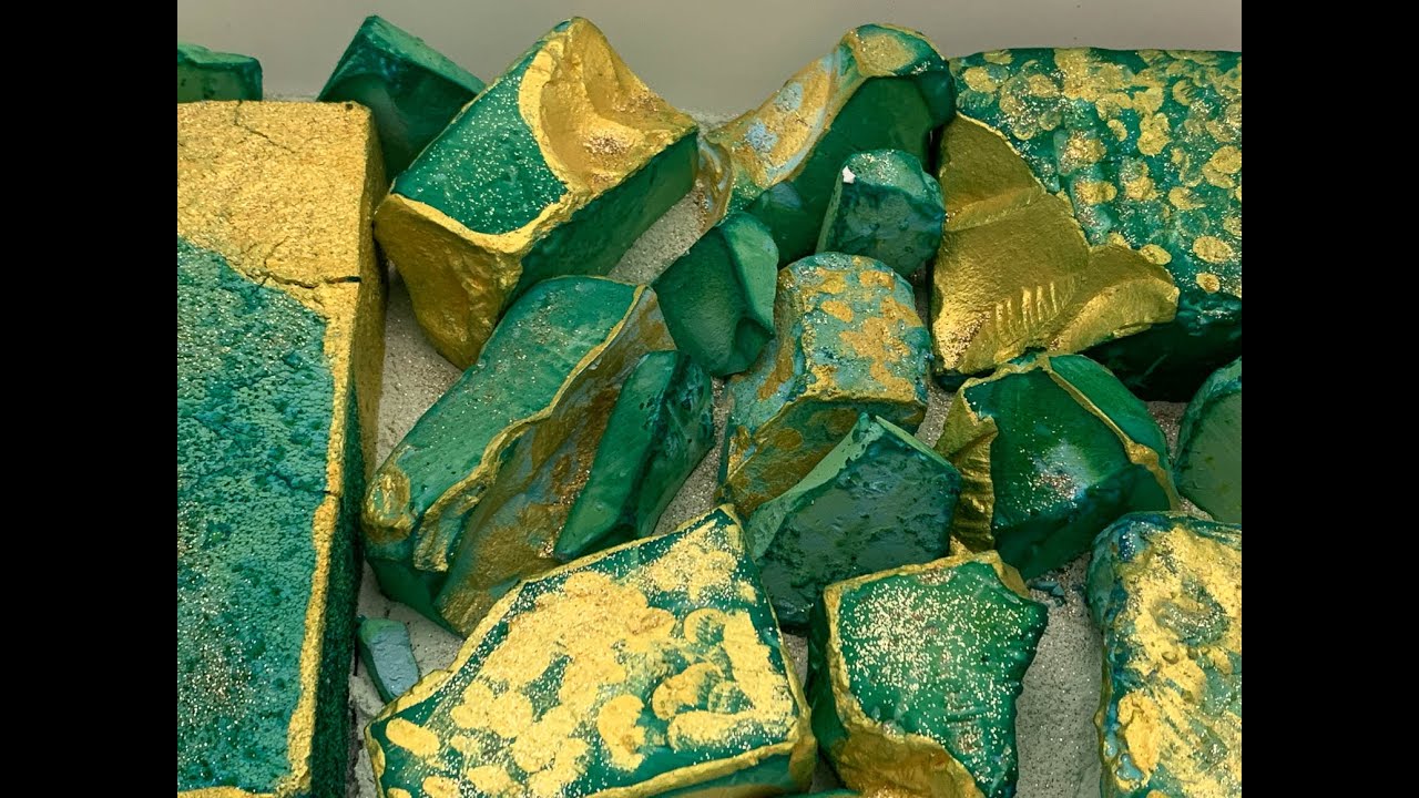 ⚜️💚 Jade Crush 💚 ⚜️ ||  Dyed Gym Chalk || Satisfying ASMR