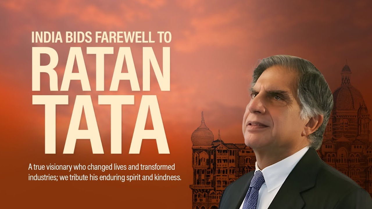 Honoring Ratan Tata, a visionary leader whose legacy of compassion and ...