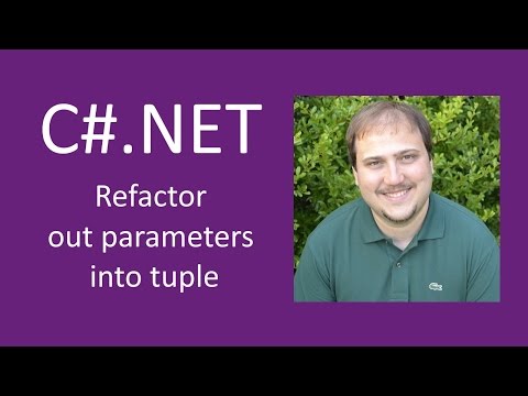 Practical C# - Refactor out parameters into tuple in C# 7