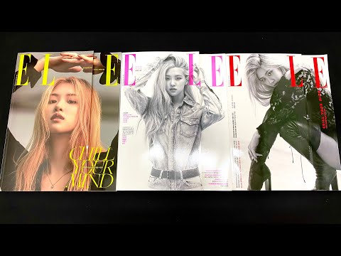 Unboxing BLACKPINK Rosé Elle July 2020 issue Magazine