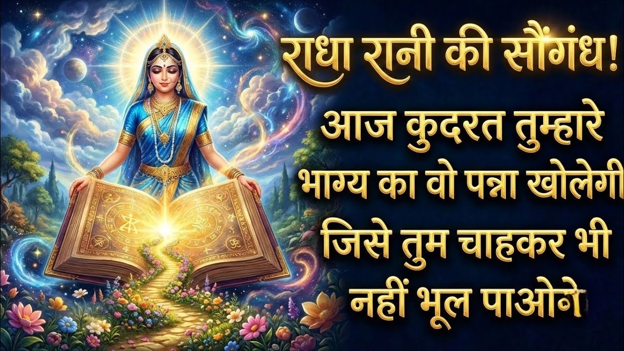 राधा रानी की सौगंध ! आज कुदरत तुम्हारे भाग्य का वो पन्ना | Radharani ka ashirwad⁩ #motivation #maa