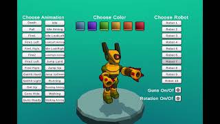 Asset Store Toon Humanoid Robots: Matcap Magic, Robot Options screenshot 4