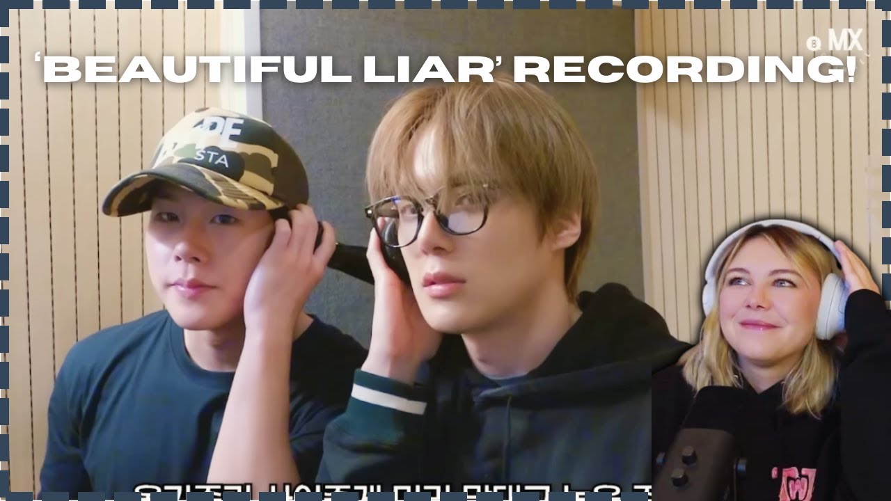 MONSTA X 'BEAUTIFUL LIAR' RECORDING - REACTION!
