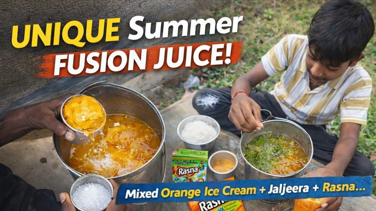 Unique Fusion Juice Recipe on a Hot Summer Morning!