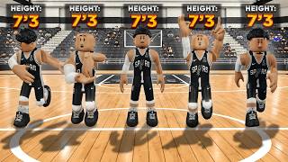 I Took 5 Victor Wembanyama Builds to Random REC In Practical Basketball...