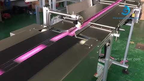 Automatic high speed clothing paper tag card dispensing paging machine testing video