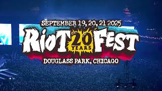 Riot Fest 2025: Thank you for 20 years.