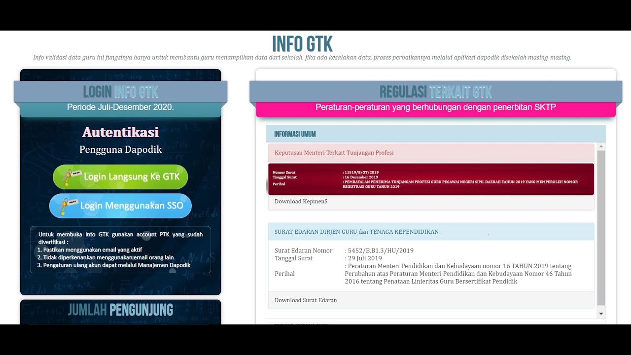 Live Bahas validasi INFO GTK 2020 semester 2