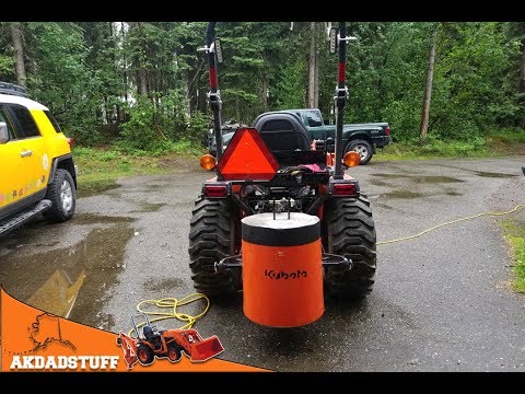 #7  Kubota B2601 " Ballast Counter Weight Build " Part 1