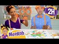 Make Arts & Crafts with Blippi & Meekah | Educational Videos for Kids | Blippi and Meekah Kids TV image