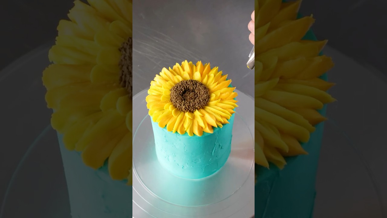 Did You See Our Large Sunflower Cake Tutorial?