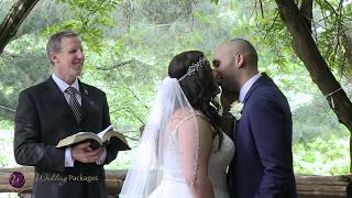 Christian wedding ceremony in Cop Cot in Central Park Christian wedding ceremony in Cop Cot in Central Park