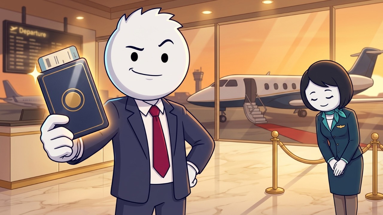 Como te trata el aeropuerto según tu dinero: de la fila de turista al jet privado