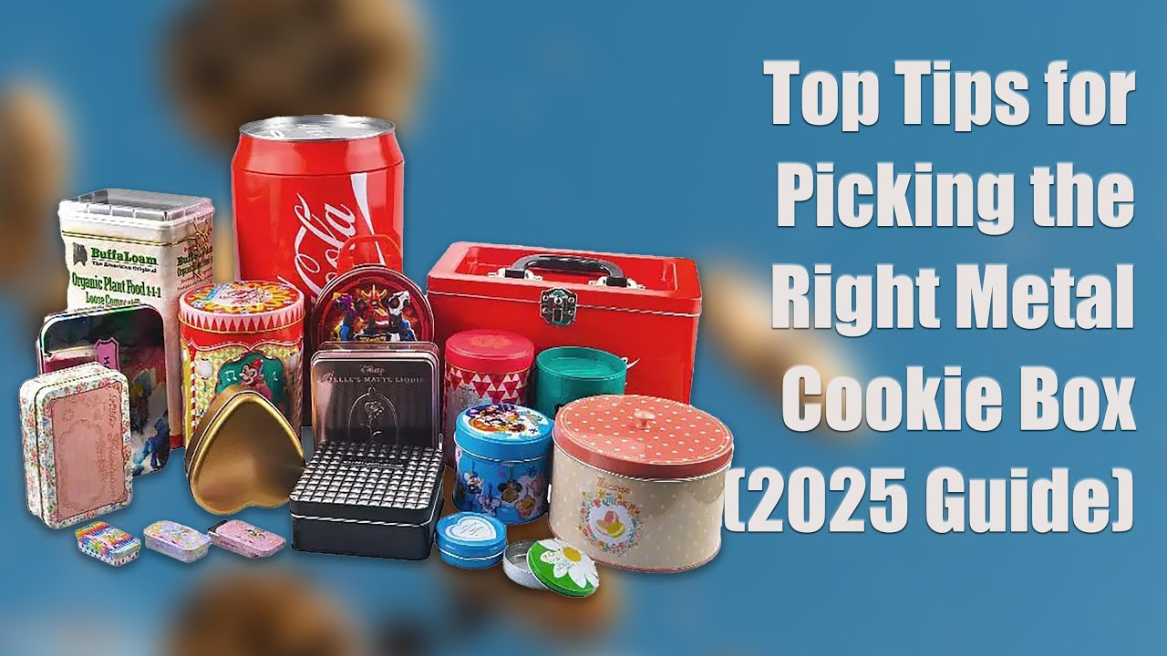 Top Tips for Picking the Right Metal Cookie Box (2025 Guide)