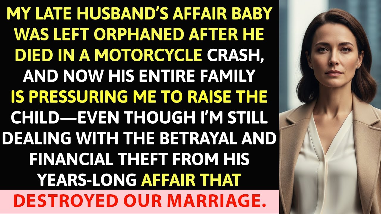 My Late Husband's Affair Baby Was Left Orphaned After He Passed Away in a Motorcycle Crash and...
