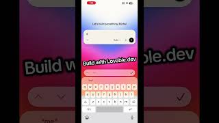I love building with lovable! It’s so simple I can do it on my phone on Memorial Day #lovablepartner