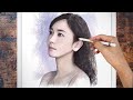 Drawing 線だけ重ねて新垣結衣さんを描いてみた | Yui Aragaki | Portrait drawing | Procreate | プロクリエイトでガッキー模写 | ArtyCoaty