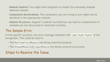 Resolving Angular Material Components Issues in Your Project