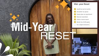Mid-Year Reset | Decluttering, Setting New Goals & a wedding #midyearreset  Guide