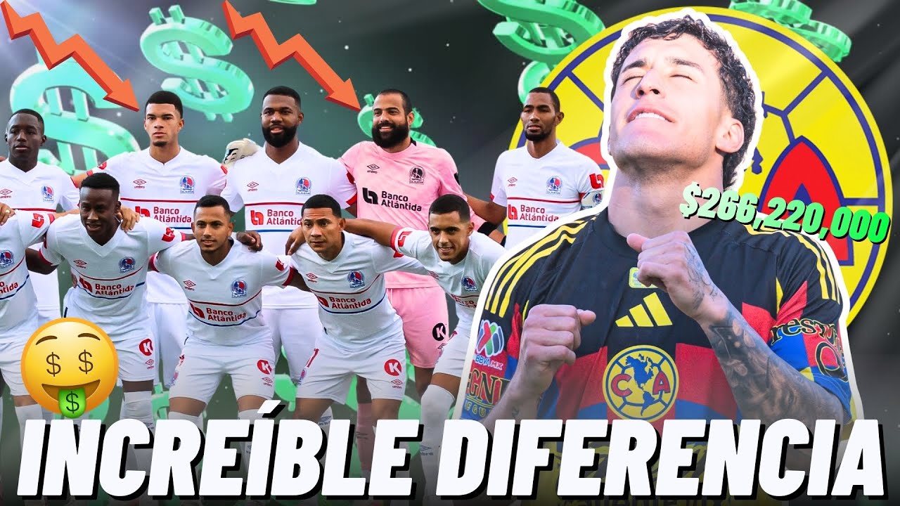 🚨¡UN JUGADOR VALE MÁS QUE TODO OLIMPIA! LA BRUTAL DIFERENCIA QUE LE SACA EL AMÉRICA🤑