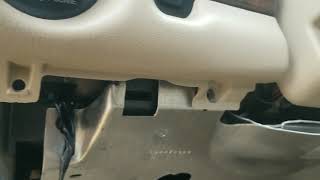 01 Impala dash face access removal, adding led switch, replacing hazard/blinker control module