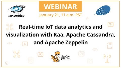 Real-time IoT data analytics and visualization with Kaa, Apache Cassandra, and Apache Zeppelin