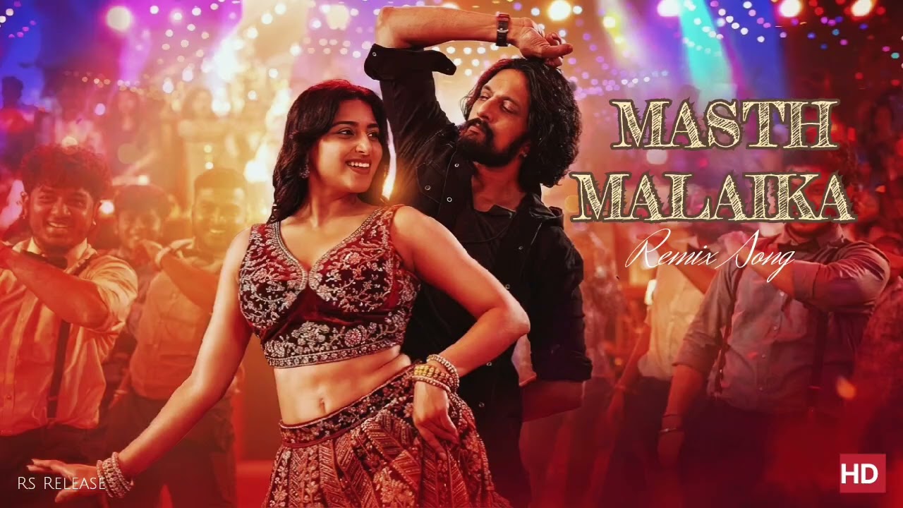 Masth Malaika - Song  2025 | Mark | Kichcha Sudeepa, Nishvika | V Kartikeyaa ...