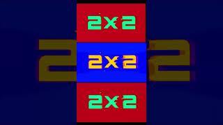 2X2 Logo Animated Effects Combinations