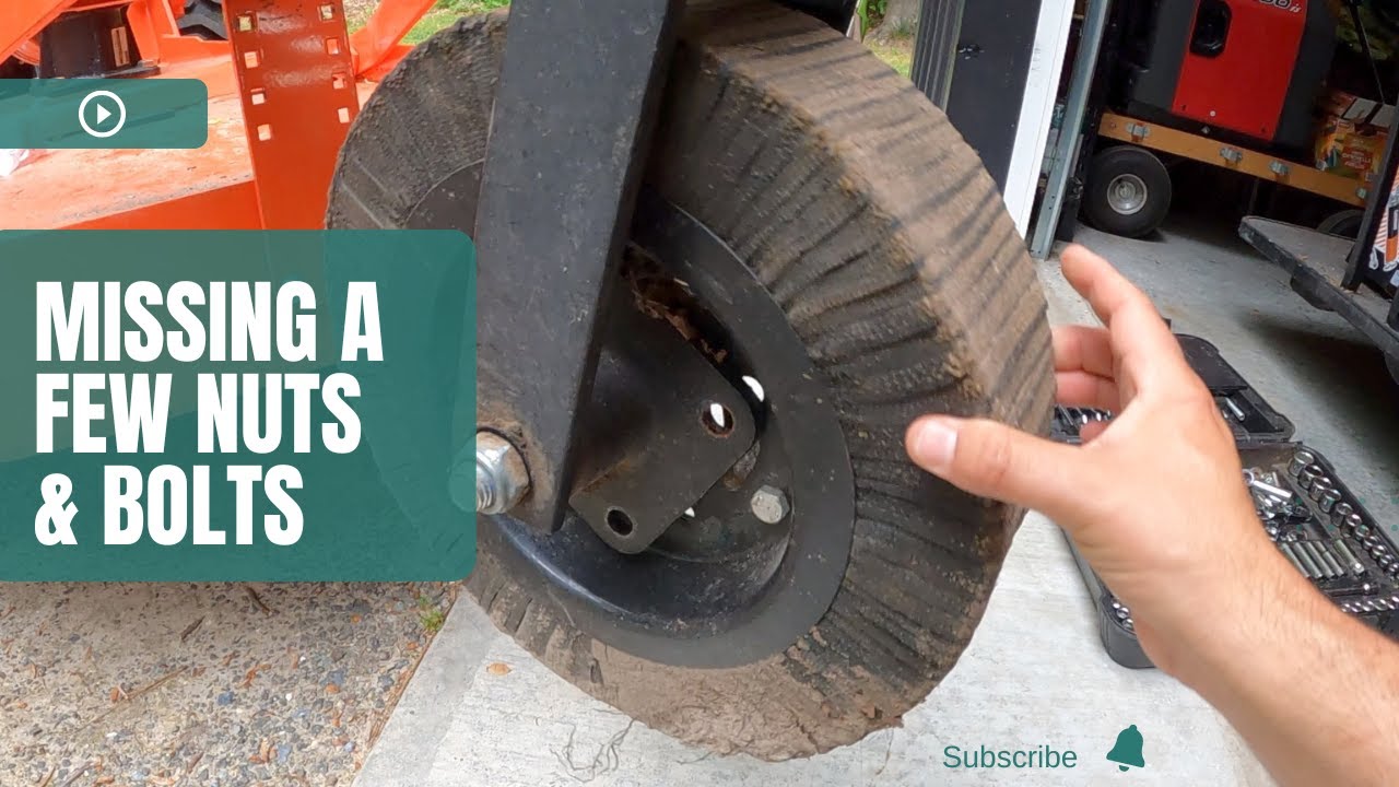 Brush Hog Wheel Repair YouTube