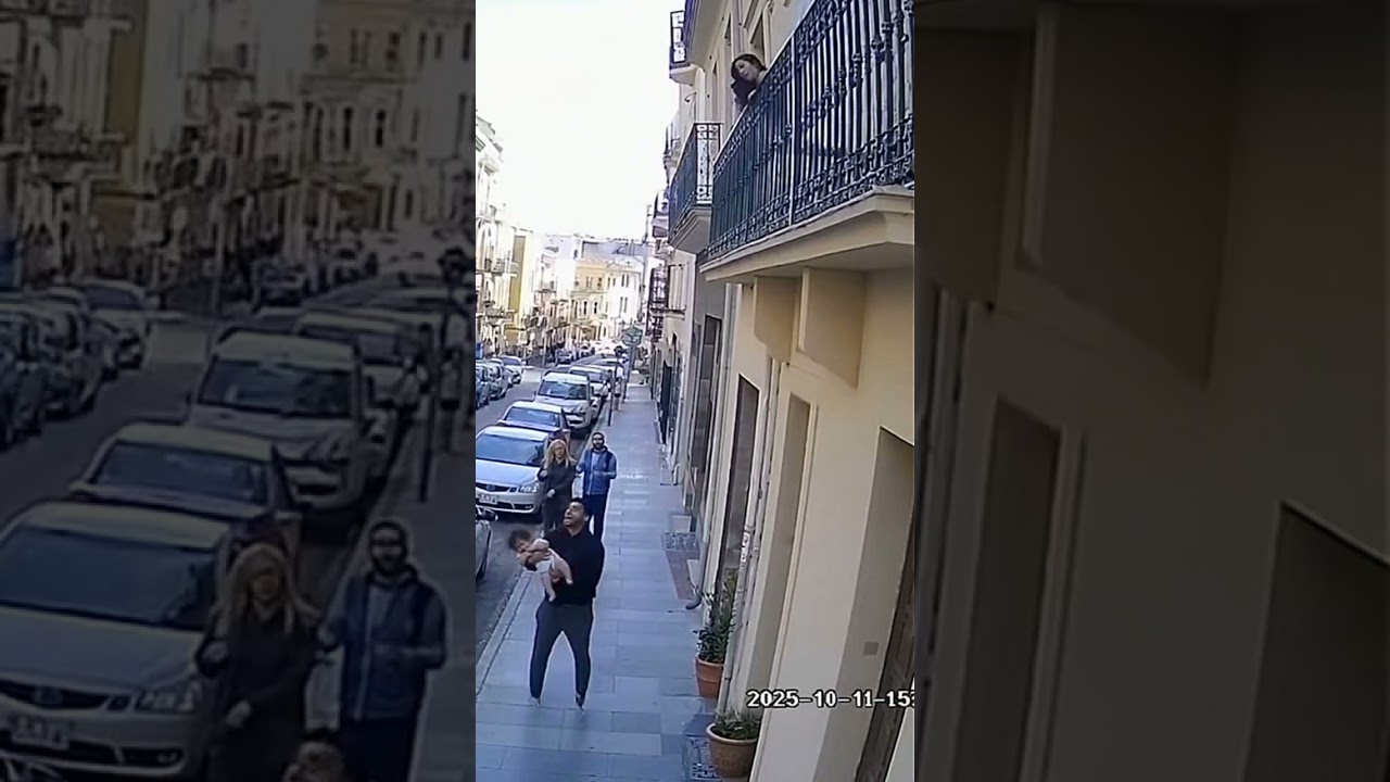 Man Catches Falling Baby from Balcony😲🤯😲☹️🤯🤯🤯🤯🤯🤯🤯🤯🤯🤯