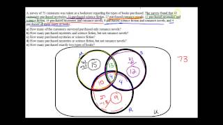 2.5 Venn Diagram application problem 3 sets