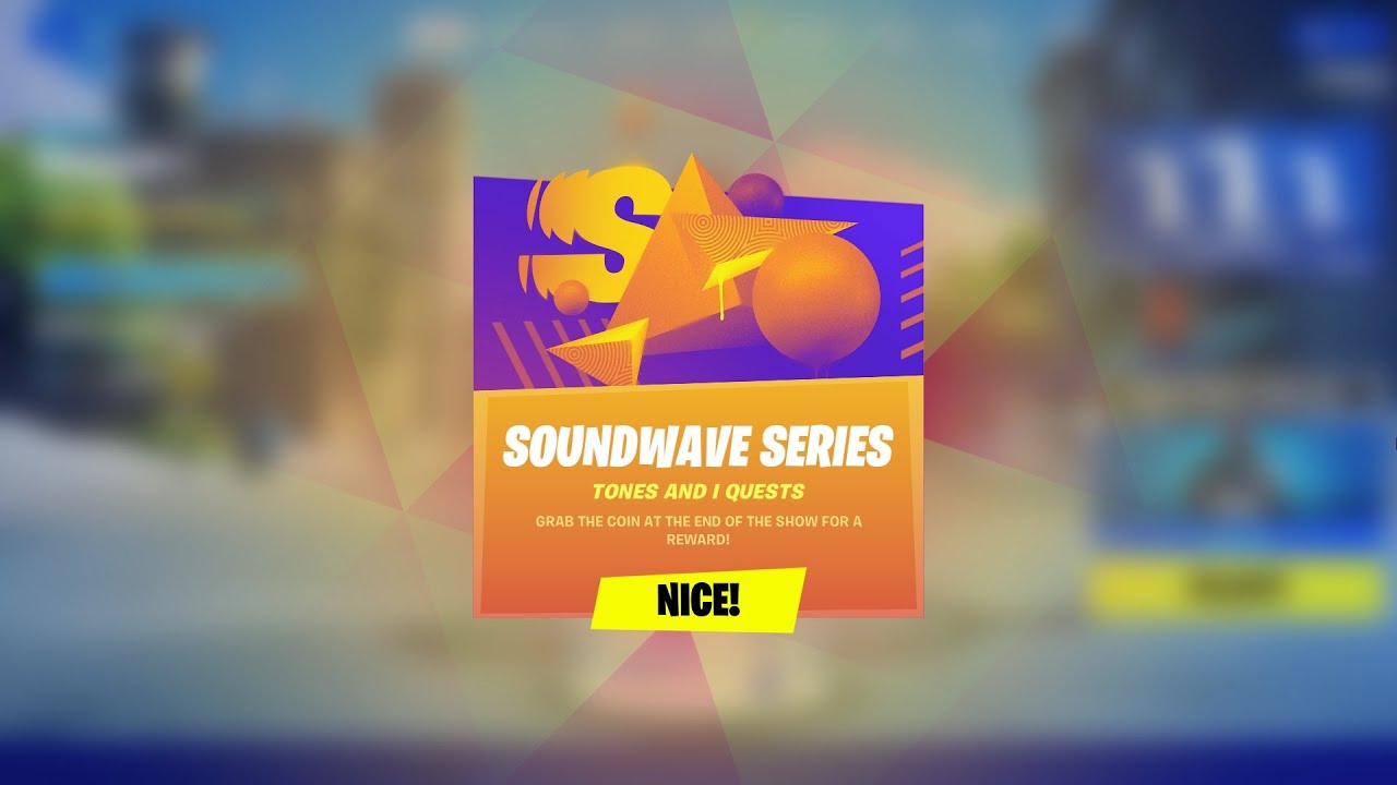Soundwave Series - *Tones and I Quests* - "Concert"