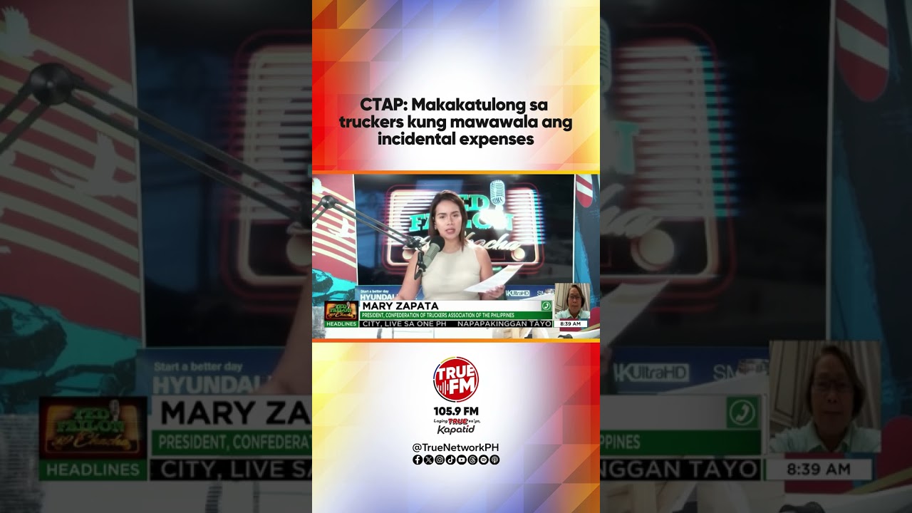 CTAP: Makakatulong sa truckers kung mawawala ang incidental expenses | Ted Failon & DJ Chacha