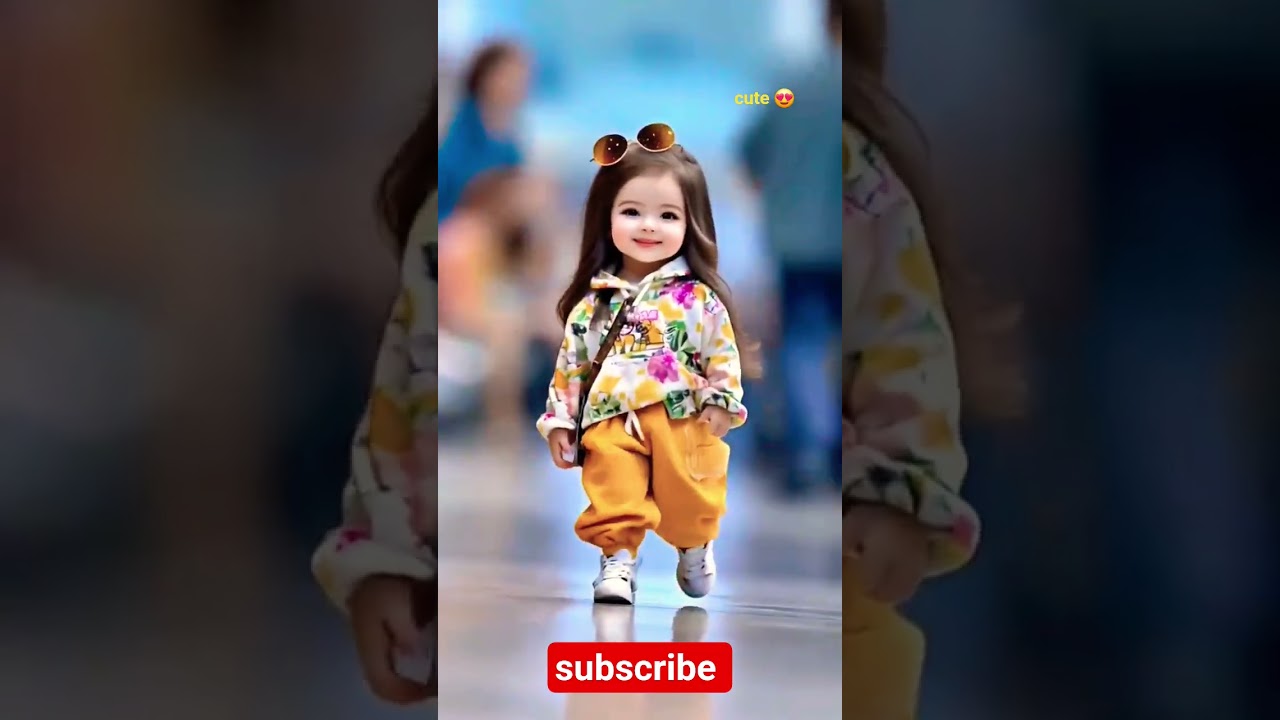 Ai Cute little girl 👧 cute bachi 