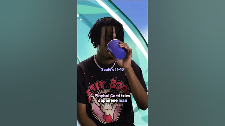 Playboi Carti tries Japanese lean 🥤 #shorts #playboicarti
