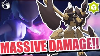 This KLEAVOR Build EASILY DEFEATS 7 Star MEWTWO RAIDS and does MASSIVE DAMAGE!!😎(W/ RAID EXAMPLE)
