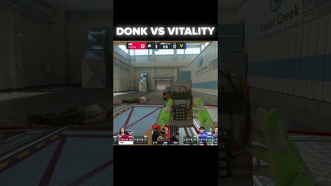 WAIT TILL THE END 🤯 #donk #cs2 #teamspirit