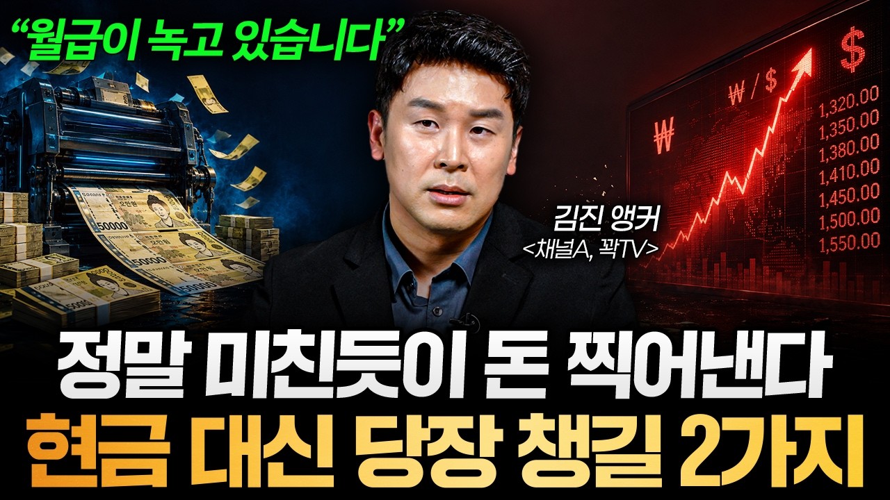 "뉴스에선 절대 말 안합니다" 돈이 휴지가 되는 시대, 현금 대신 챙길 2가지 (김진 앵커 1부)