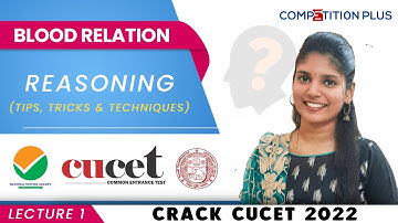 Blood Relations - Reasoning Lecture 1 | CUCET 2022 | Meena Selvam | Competition Plus