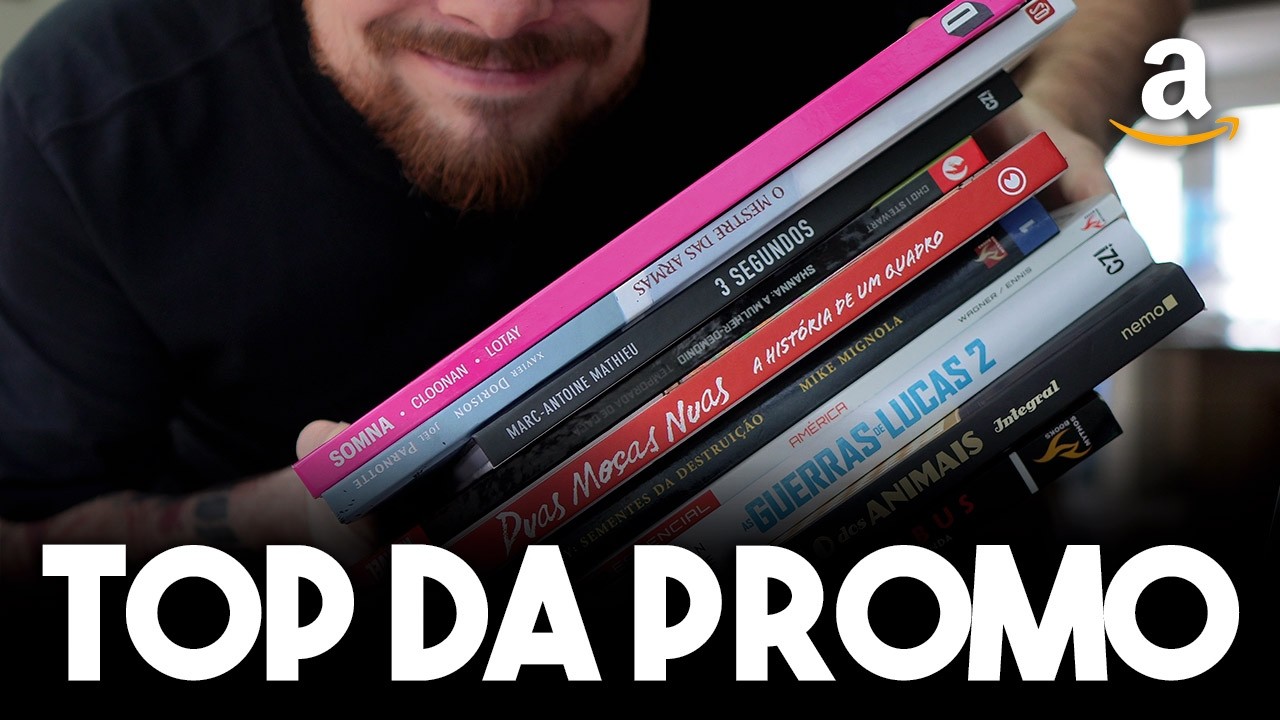 TOP 10 QUADRINHOS MEGA OFERTA AMAZON + CUPONS MYTHOS