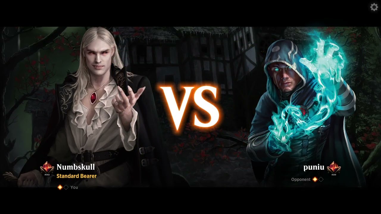 MTG Standard - Mono Black Midrange by Numbskull VS Izzet Midrange by puniu